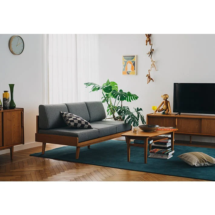 ALBERO(アルベロ)　カバーリングソファ 3シーター チークカラー - Image 11