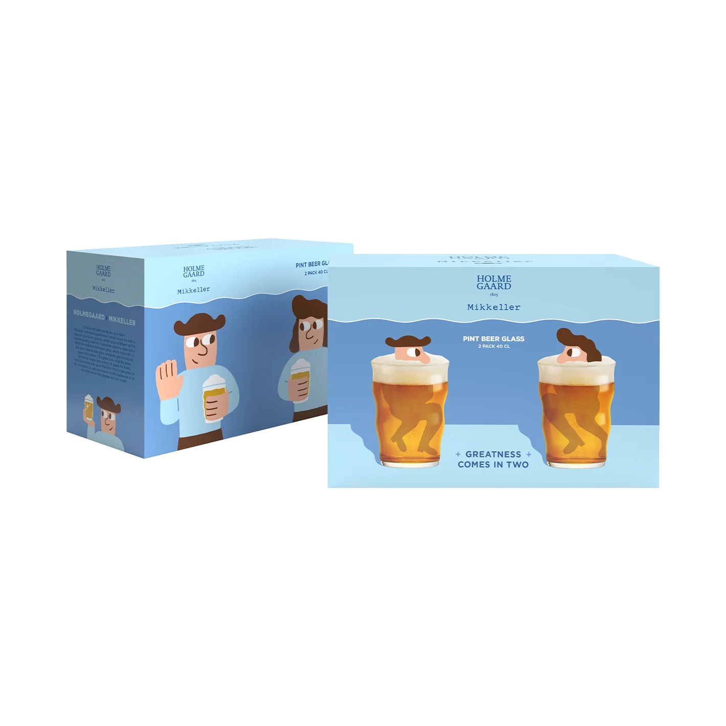 HOLMEGAARD × Mikkeller Pint グラス 2個セット - Image 3